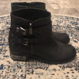 Moto boots! Vince Camuto booties.